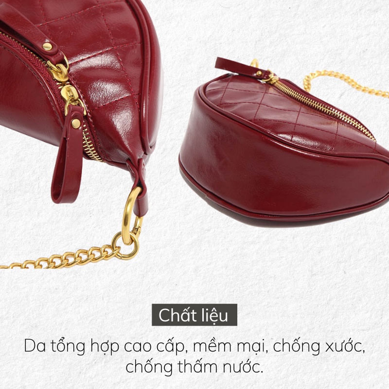 Túi bao tử nữ đeo chéo hàng hiệu MICOCAH cao cấp chính hãng Tina Shop EL003