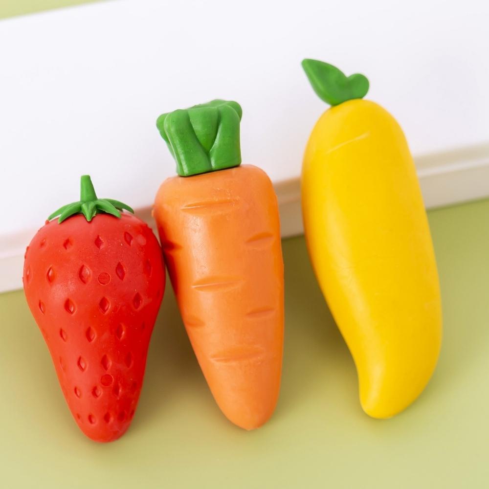 Gôm tẩy bút chì hình Trái cây cỡ lớn Pison dùng lâu dài ít vụn tẩy sạch không gãy - 1 cái