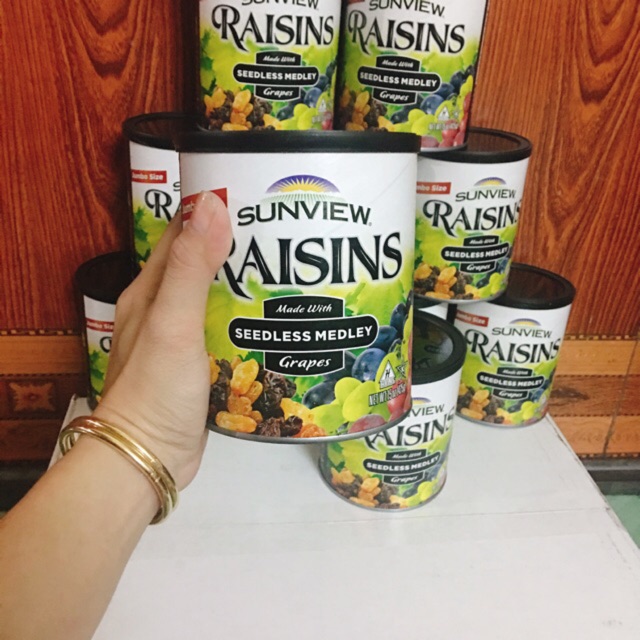 Nho khô hỗn hợp Sunview Raisins Mỹ 425g