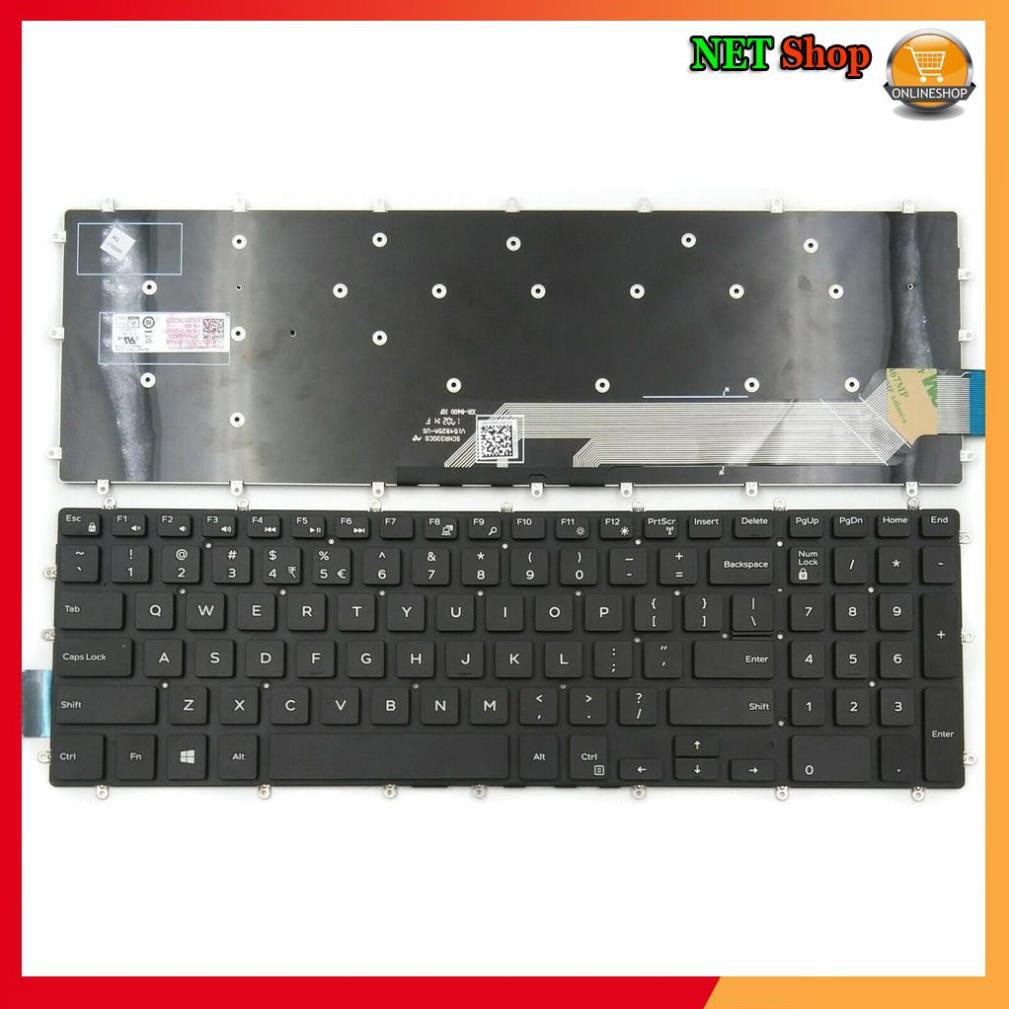 💖💖 Bàn phím DELL Vostro 5568 7570 7580 Laptop Keyboard White Backlit US - Bàn phím DELL Vostro 5568