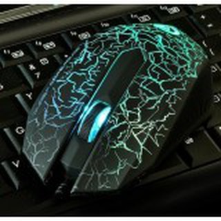 Chuột chơi game Led 7 màu Hozza X1 (Đen)