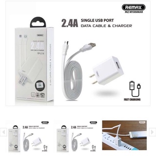 Bộ cáp và củ sạc ip 2.4a remax rp-u14.