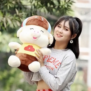 GẤU BÔNG GIÁ RẺ-HEO NÓN NHỒI BÔNG