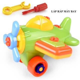 BỘ LẮP RÁP XE VÀ MÁY BAY ĐỒ CHƠI CHO BÉ