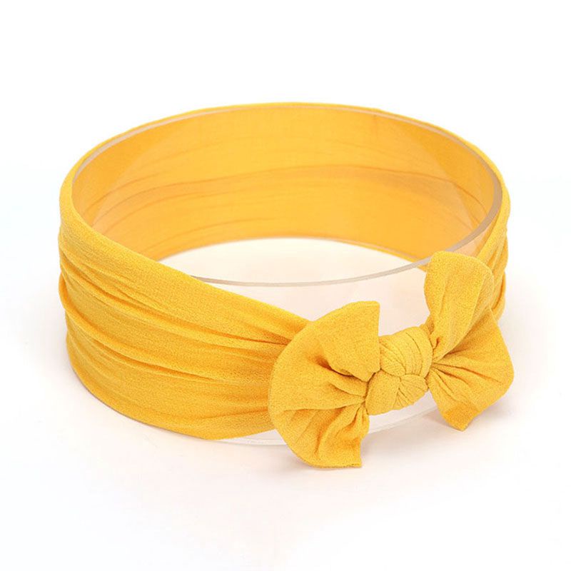 Turban thắt nơ cho bé gái, băng đô bản to che thóp cho bé xinh xắn đáng yêu