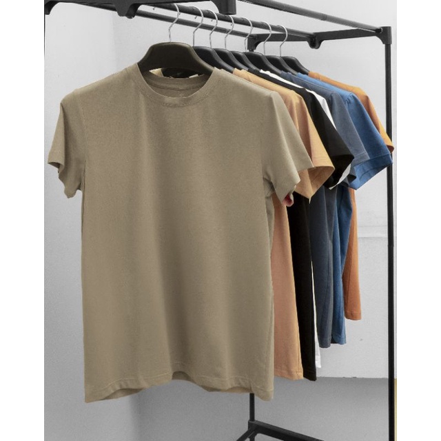 Áo thun ĐÔI NAM NỮ Cổ tròn Cotton Bamboo trơn - XUẤT XỊN SEPTEMBER 7TH | BigBuy360 - bigbuy360.vn