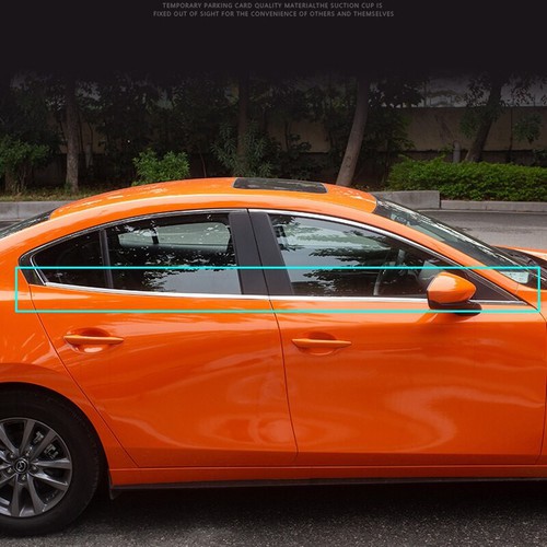 Nẹp viền chân kính, cong kính xe Mazda 3  2020 (4 chi tiết)
