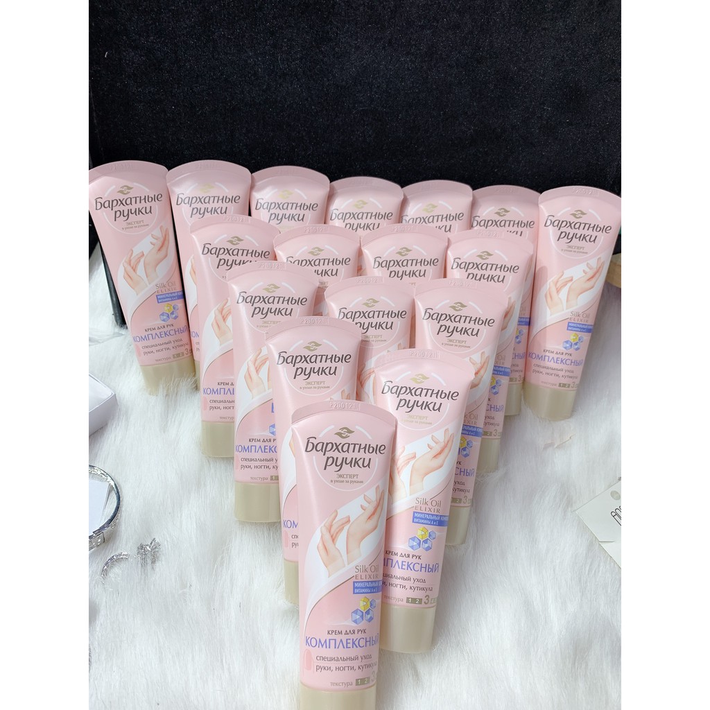 Dưỡng tay Nga   SILKY HANDS  chính hãng , dưỡng tay siêu mềm.