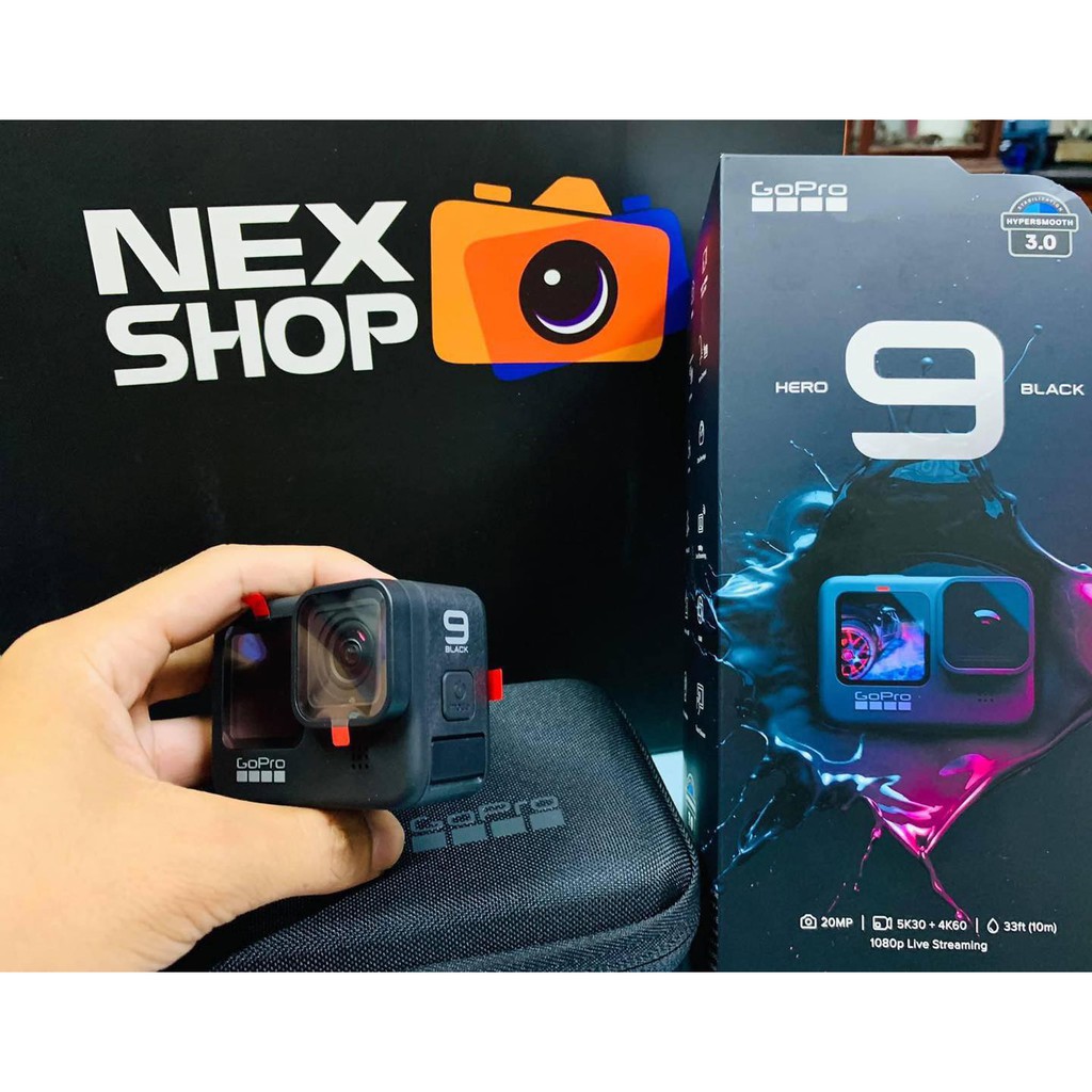 Máy quay phim GoPro HERO 9 Black | Chính hãng | FPT Bảo hành 12 Tháng