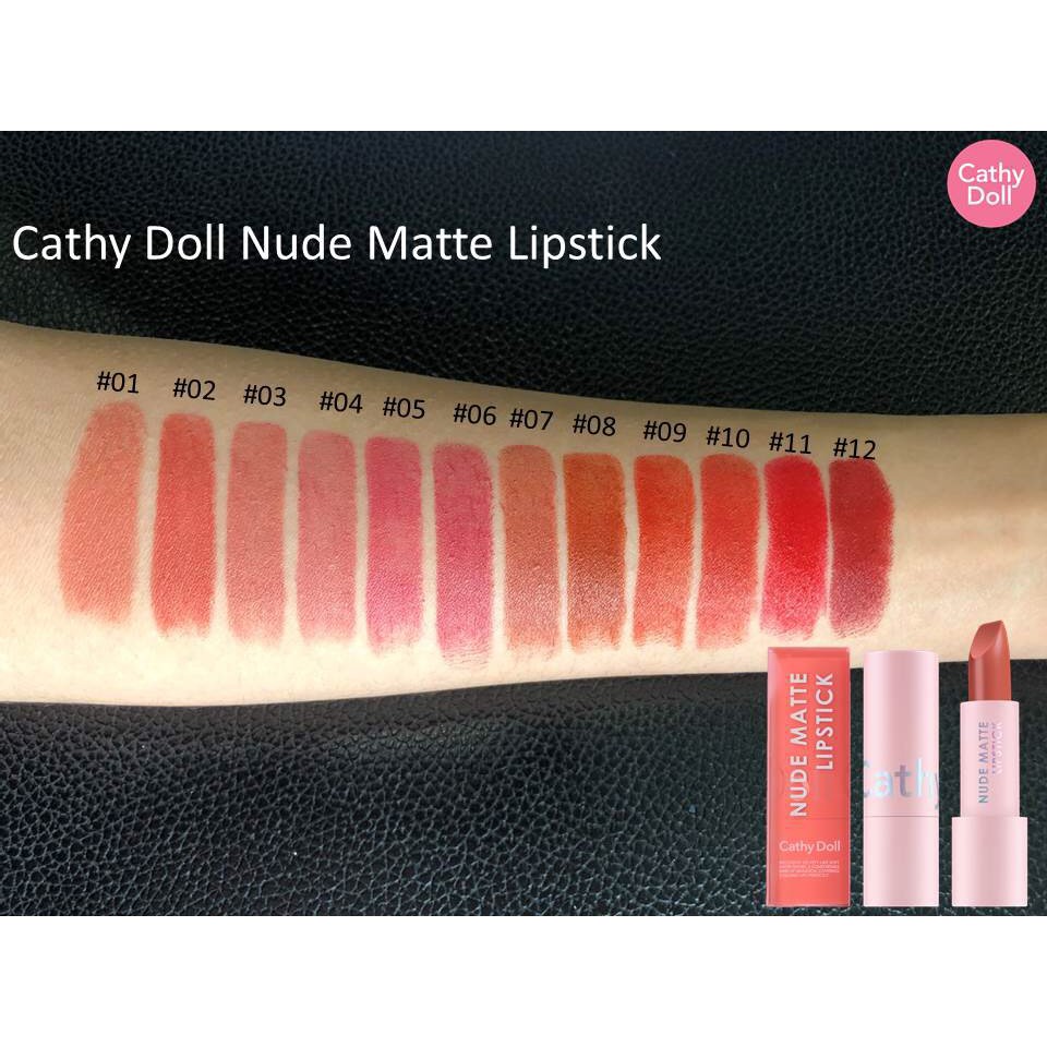 Cathy Doll Nude Matte Lipstick 3.5g Son thỏi Cathy Doll Nude Matte Lipstick 3.5g