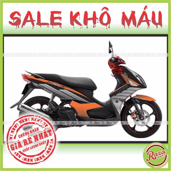 | SALE KHÔ MÁU | Tem trùm xe Nouvo LX - Decal PVC 5 Lớp Cao Cấp - Chống Thấm, Chống Phai Màu - Mã số: NOL 116