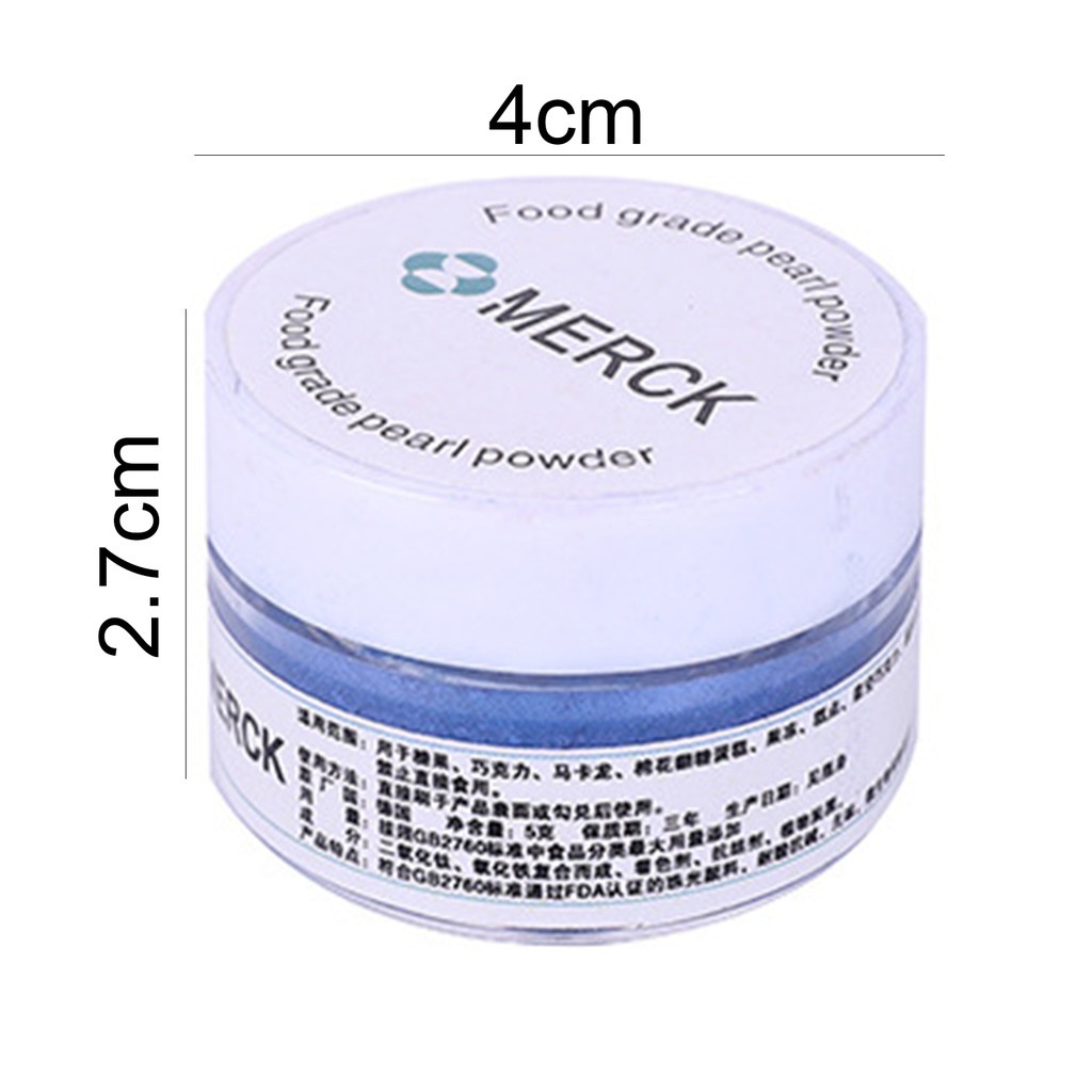 Bộ Dụng Cụ Trang Trí Bánh Kem 9 Màu 15g