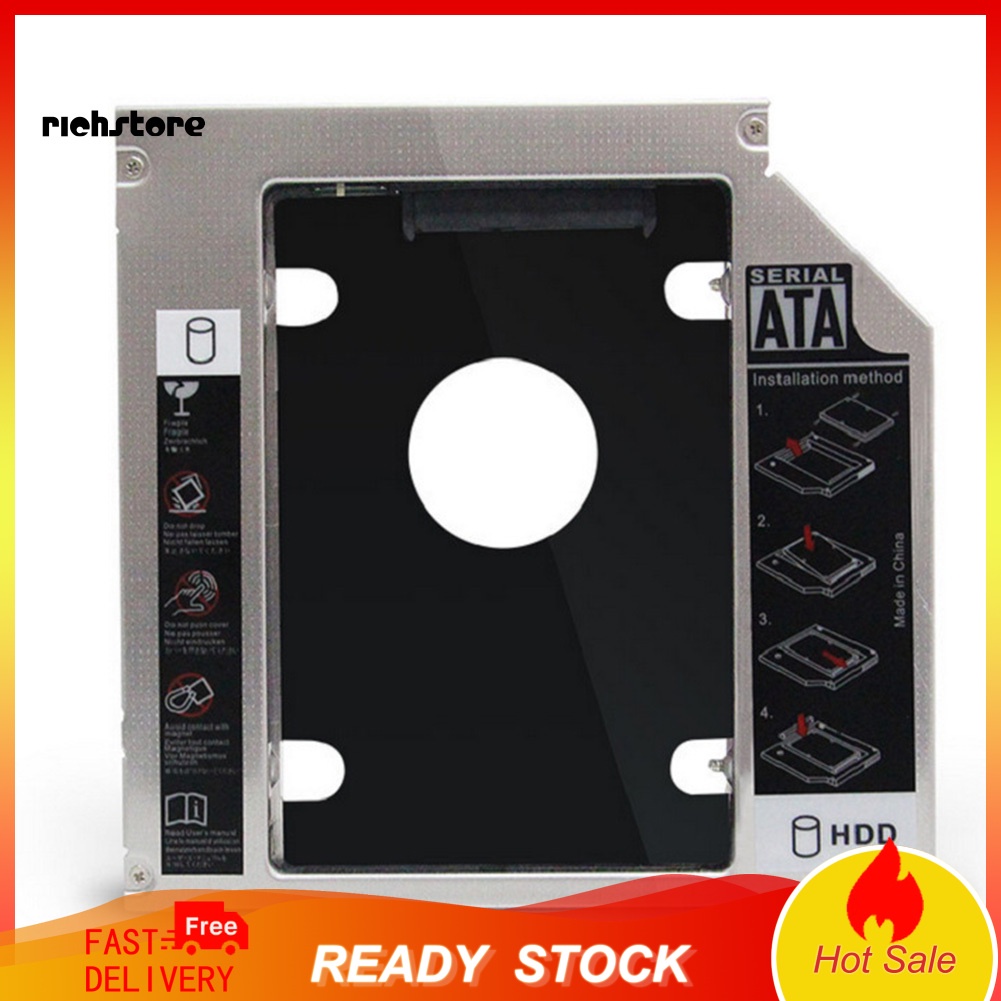 Khay Đựng Ổ Cứng SSD SATA3 Bằng Hợp Kim Nhôm Xdncx 9.5mm | BigBuy360 - bigbuy360.vn