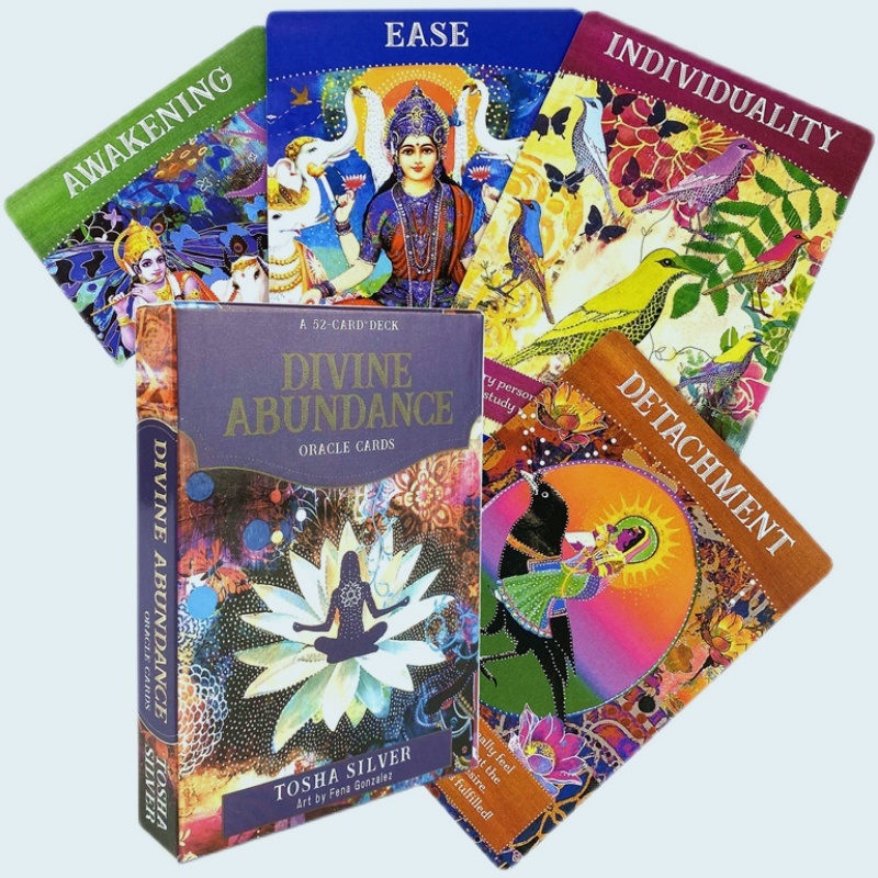 Divine Abundance Oracle Bộ Thẻ Bài Trò Chơi Oracle 51 Lá