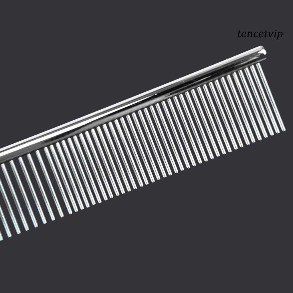 Lược chải lông cho vật nuôi 19cm bằng thép không gỉ