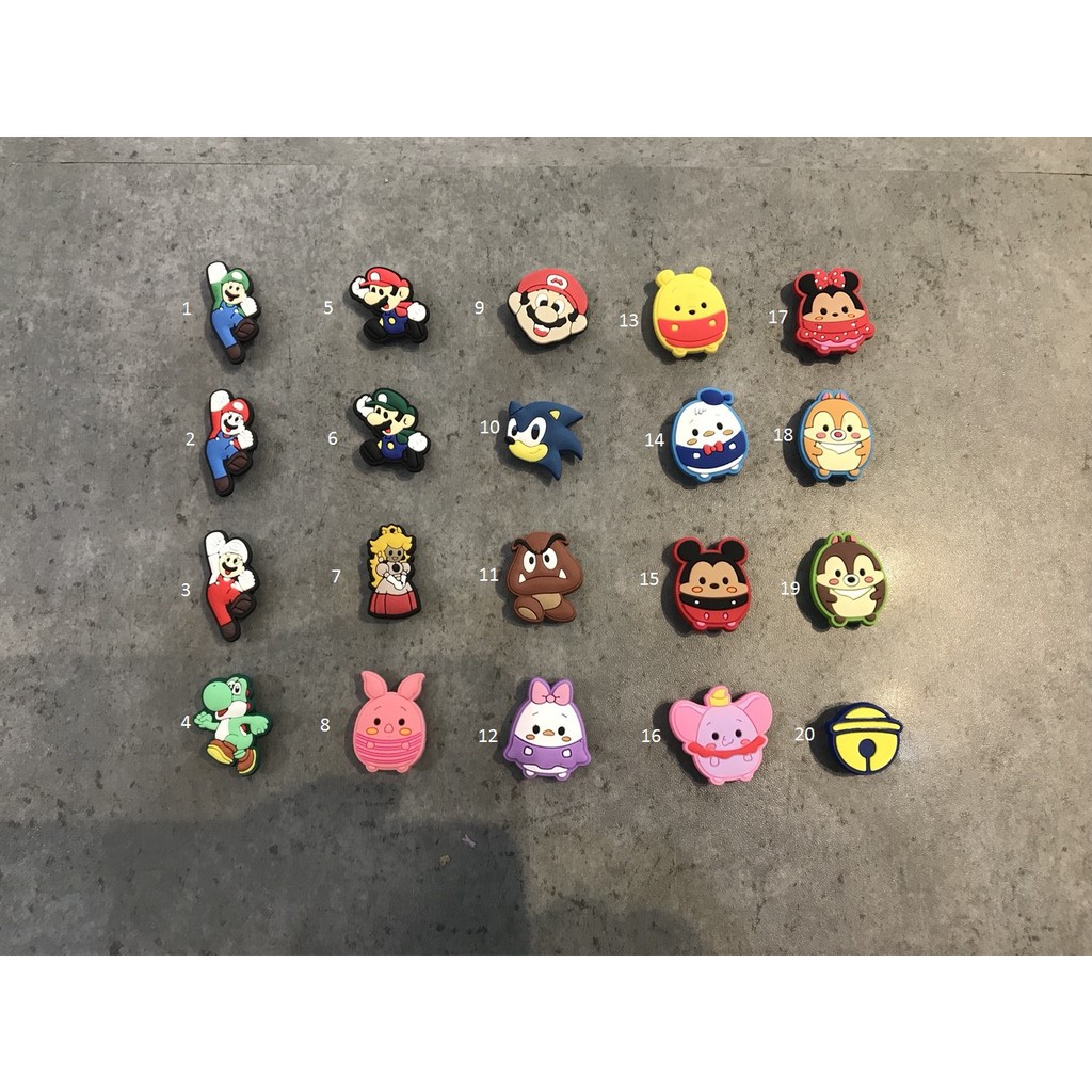 Jibbitz Gắn Dép Crocs MARIO