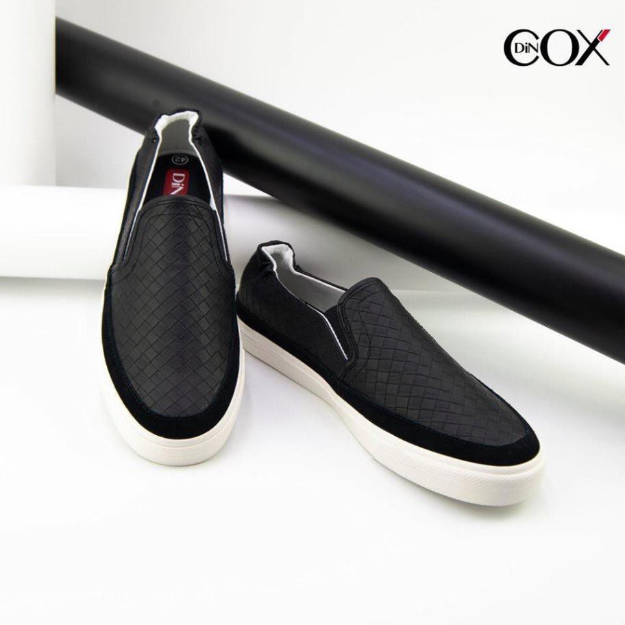 [Freeship - Hàng Chính Hãng] Giày Lười Nam Cox Shoes Black 109