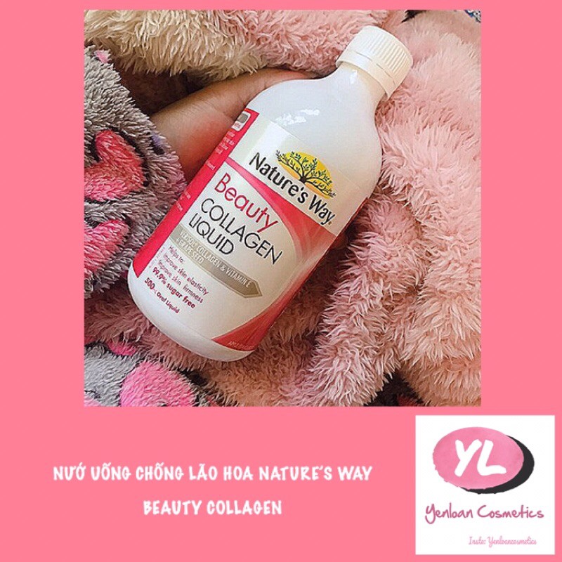 Nước uống Beauty Collagen Liquid 500ml của Úc chống lão hóa da Nature’s Way Beauty Collagen Liquid