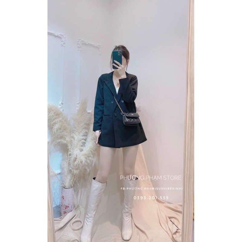 ÁO VEST BLAZER 1 LỚP CHẤT VẢI DÀY MỀM MỊN (ảnh tự chụp)