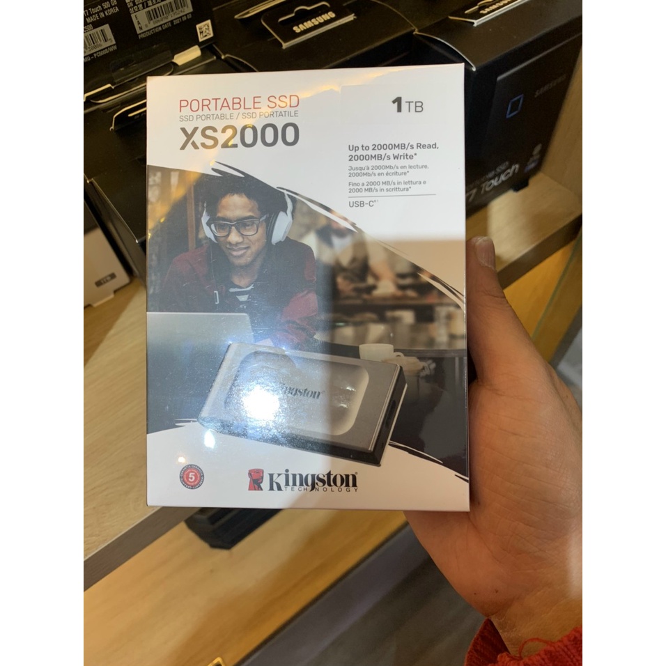 Ổ cứng di động SSD Kingston XS2000 - 500GB / 1TB / 2TB - Bảo hành 36 tháng