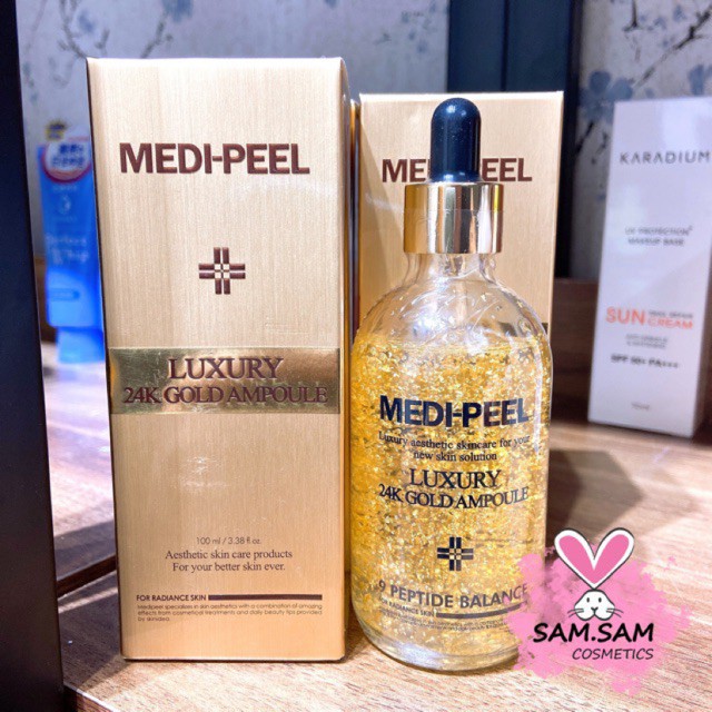 Serum tinh dầu vàng 24k Gold 100ml Vitamin C giảm mụn thâm phù hợp mọi loại da cho da nhạy cảm da khô hỗn hợp Cosmetics | BigBuy360 - bigbuy360.vn