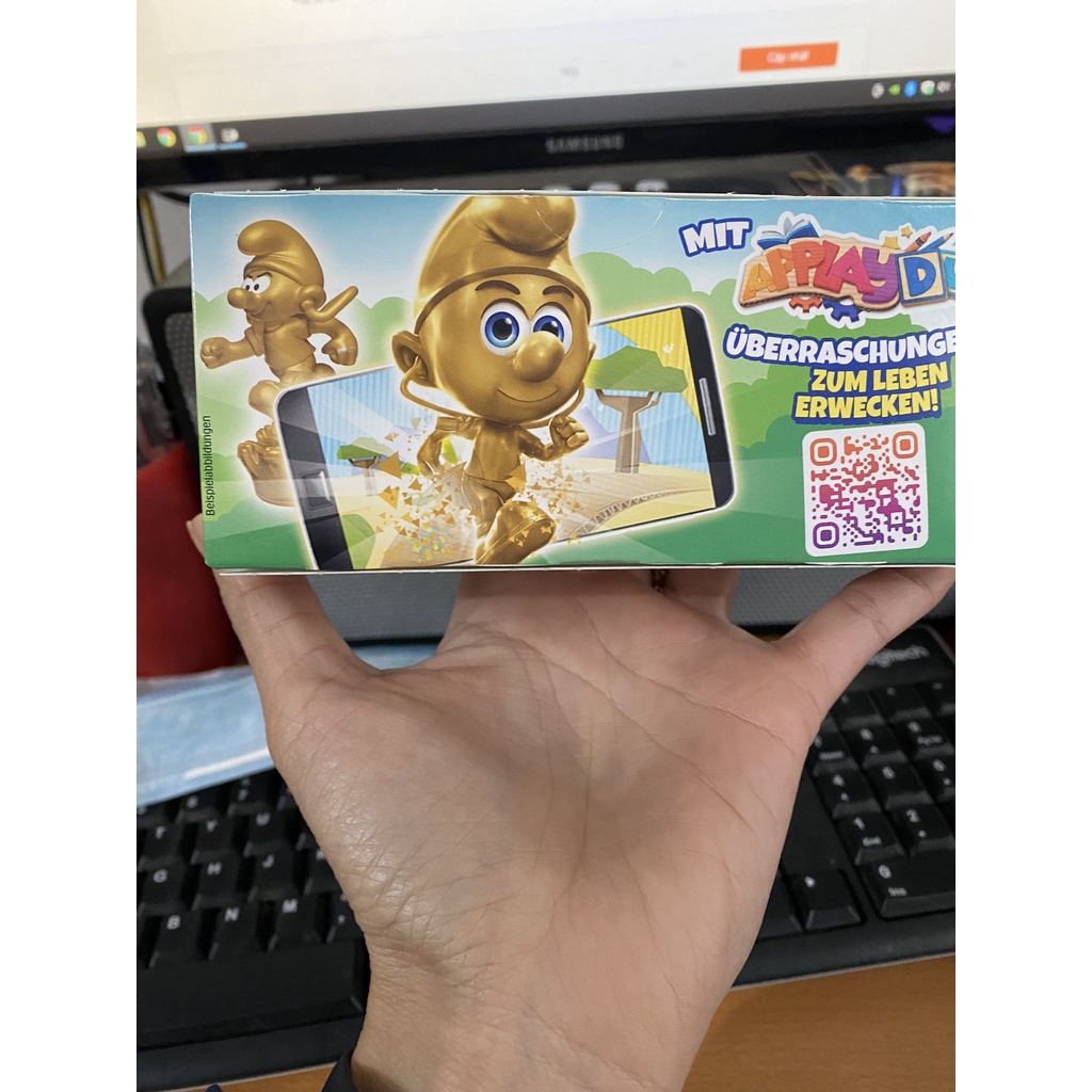 Socola trứng Kinder hộp 4 quả có đồ chơi - air Đức