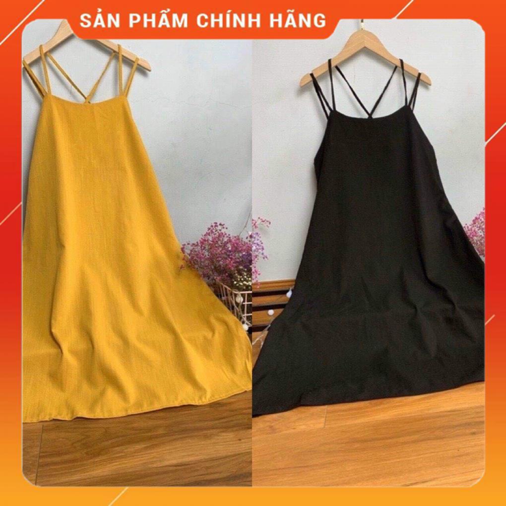 Váy đầm hai dây maxi đũi suông Đầm Suông Siêu mát đan dây cực đẹp (40-60kg) Ngọc Thuỷ store MSP: V2210 | BigBuy360 - bigbuy360.vn