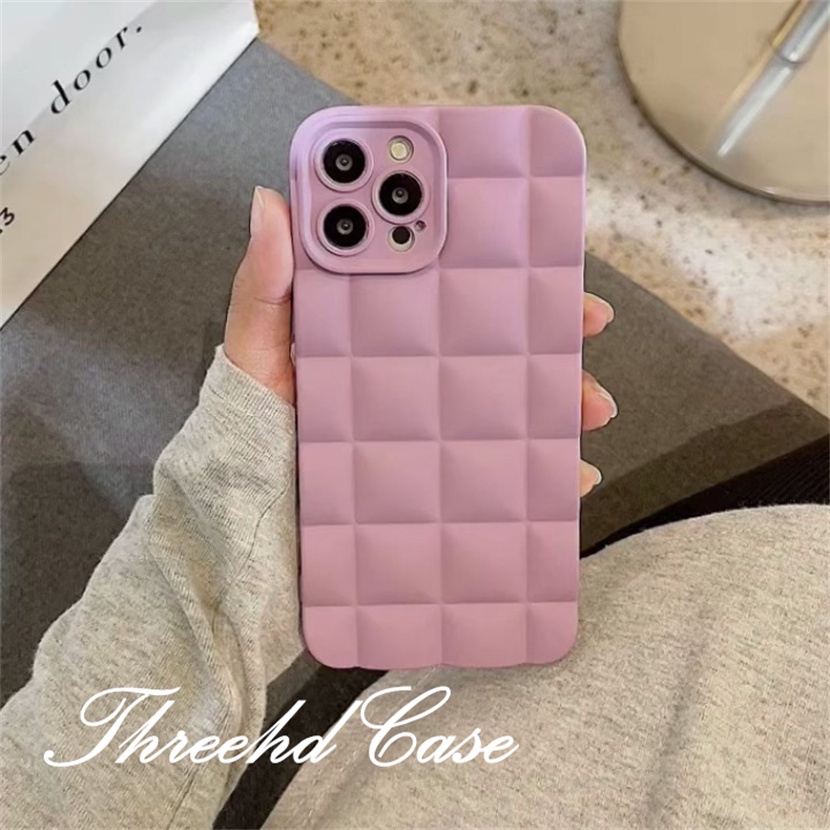 Ốp Điện Thoại Dẻo Họa Tiết Kẻ Sọc Màu Trơn Thời Trang Cho iPhone 14 13 12 11 Pro Max SE2020 X Xr Xs Max 8 7 6 6s Plus