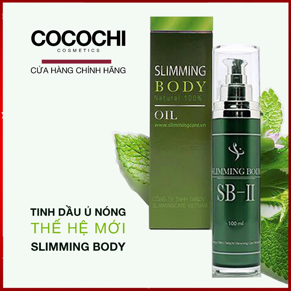 Slimming Body, Tinh dầu ủ nóng SLIMMING BODY SB-II Giảm eo hiệu quả, thẩm thấu nhanh không gây bỏng rát
