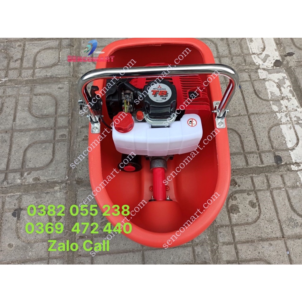 Máy bơm nước tưới vườn dạng thuyền tại Miền Tây