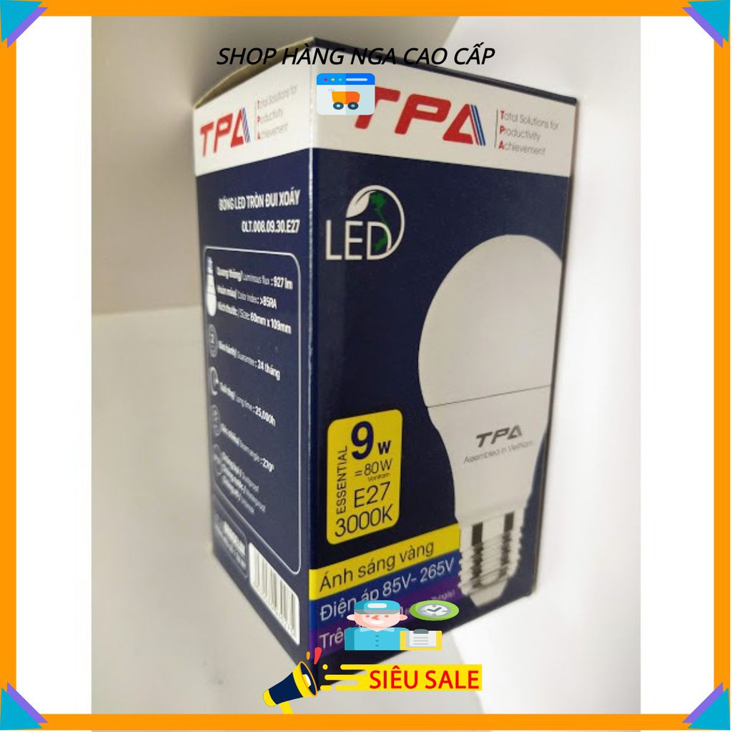 Bóng LED đui tròn xoáy TPA ( Hàng xuất Hàn Quốc )🇷🇺FREESHIP🇷🇺Bóng đèn led Hàn Quốc