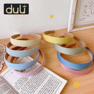 Băng đô đội đầu bằng vải satin màu đỏ hàng nhập khẩu Hàn Quốc cá tính nhiều màu sắc
