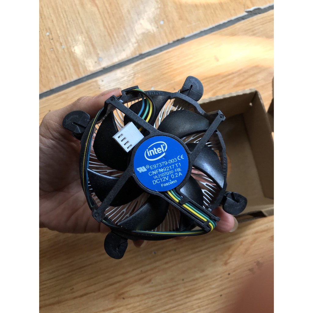 Quạt tản nhiệt CPU Zin chính hãng New 100% Sẵn keo kèm hộp giấy