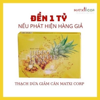 Thạch dứa giảm cân Matxi Corp - Giảm cân an toàn, nhẹ nhàng và hiệu quả. tem chọt