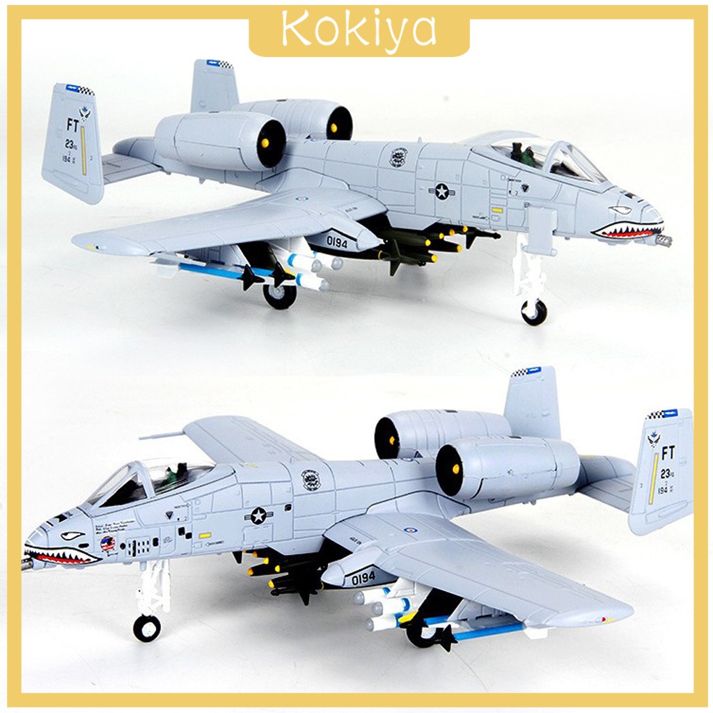 Mô Hình Máy Bay Chiến Đấu A-10 Tỉ Lệ 1 / 100 Kèm Giá Đỡ Trưng Bày