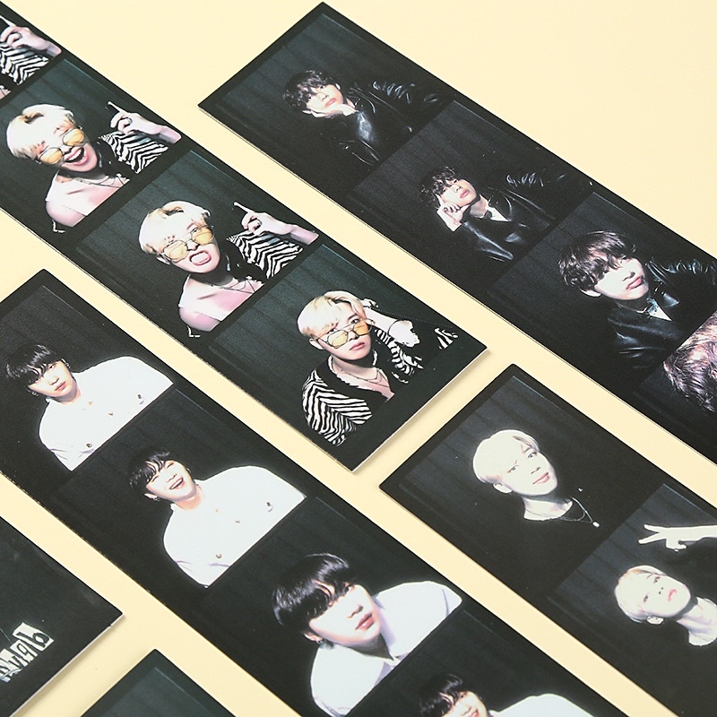 Set 7 tấm phototrip BTS BUTTER - quà pre - order Album BTS BUTTER photostrip