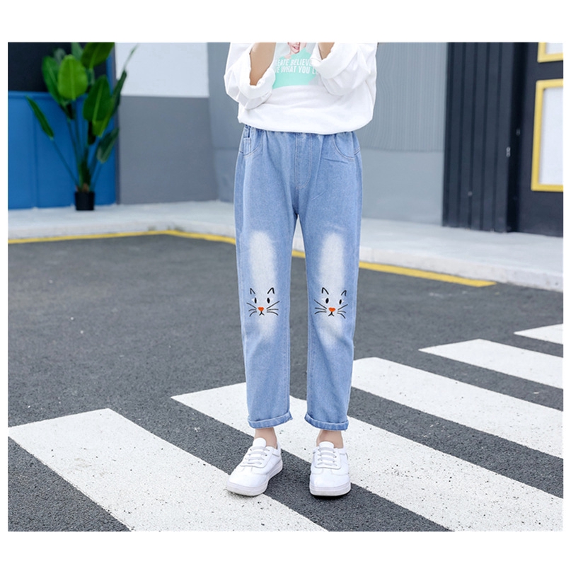 Quần Jeans Kiểu Dễ Thương Dành Cho Bé Gái