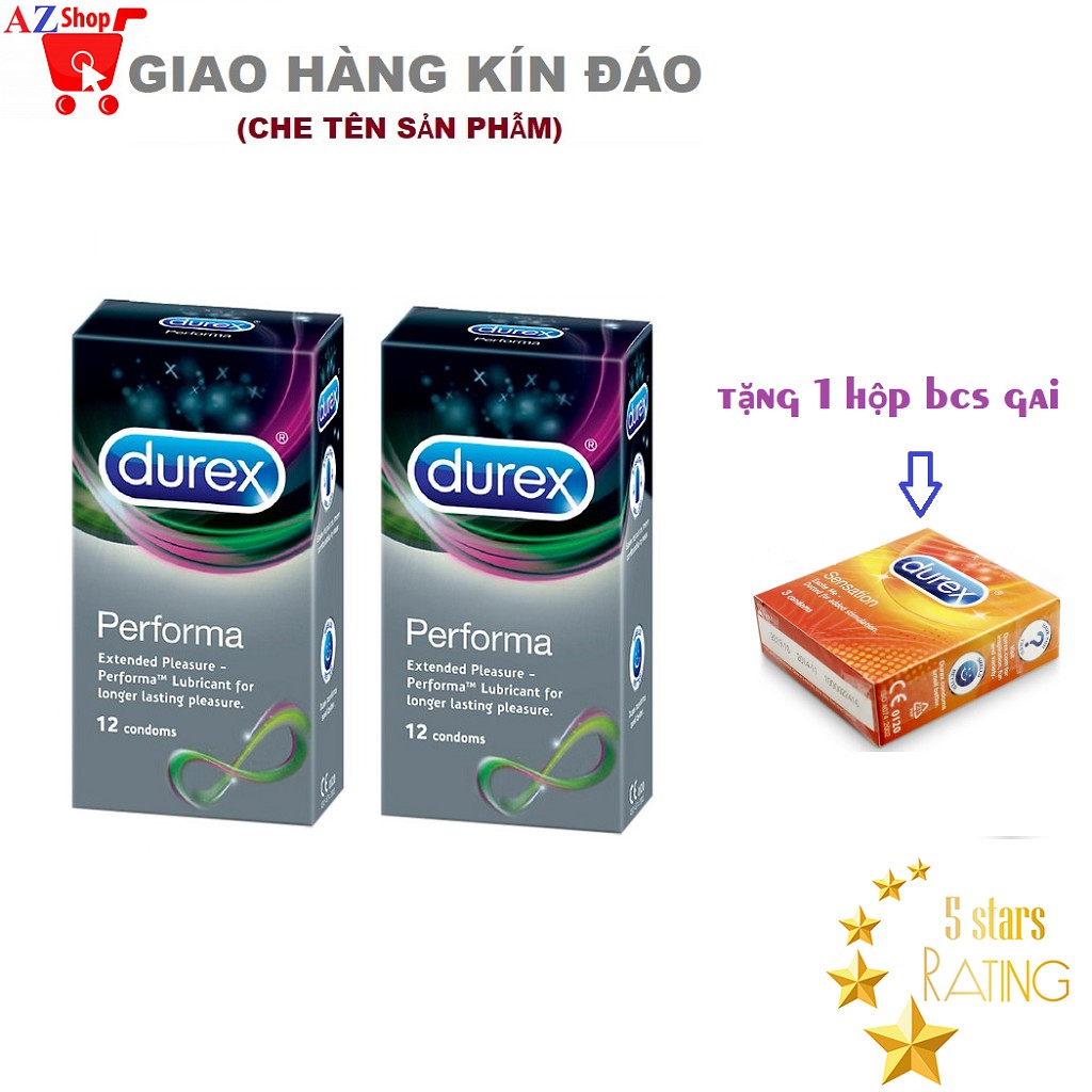 Bao cao su Durex kéo dài thời gian quan hệ