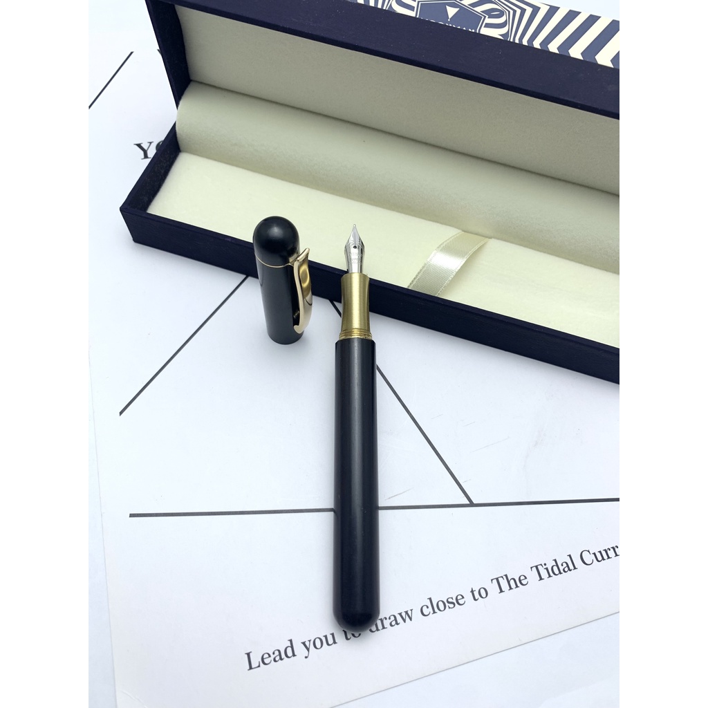 Bút máy Moonman M3 bằng gỗ Mun cao cấp kèm hộp quà tặng