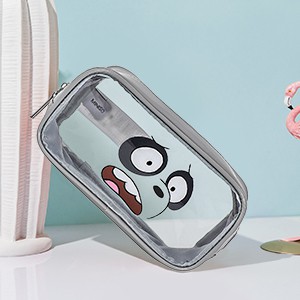 Túi đựng mỹ phẩm đồ du lịch da bóng chống nước anh em nhà gấu We Bare Bears Chúng tôi đơn giản là gấu