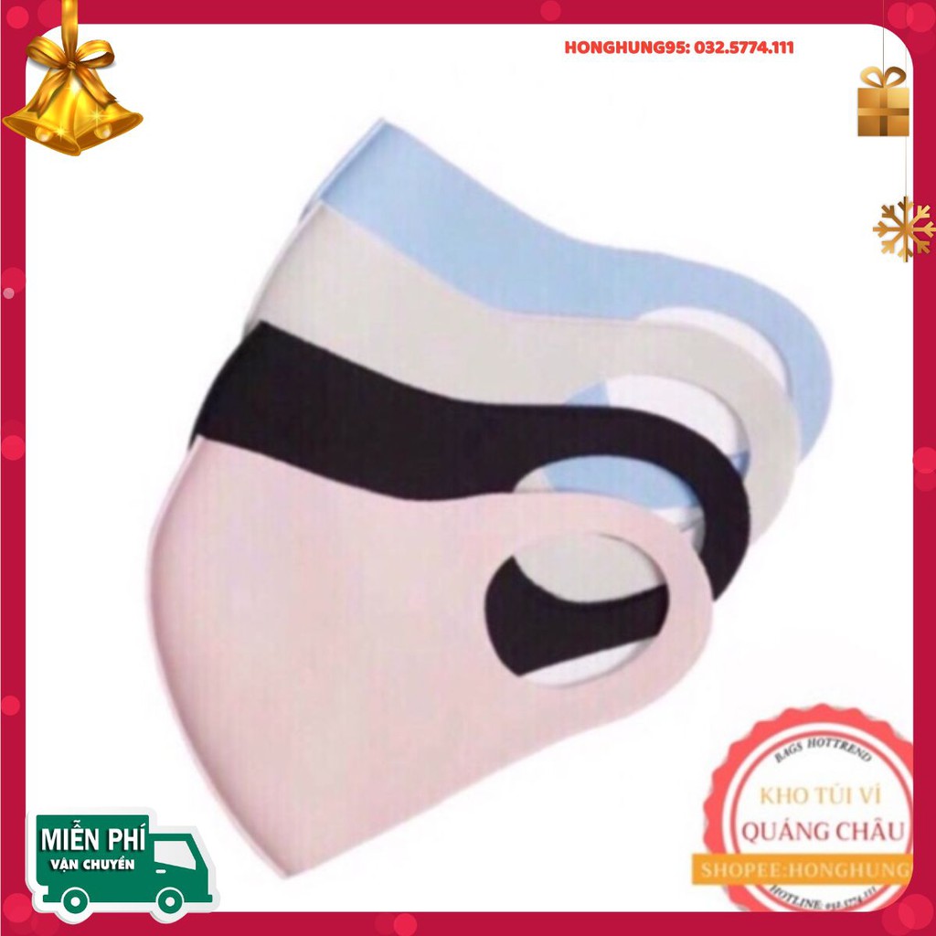 Khẩu Trang Vải 🎁FREESHIP🎁Khẩu Trang Kháng Khuẩn Chống Ô Nhiễm Bụi Mịn, Chống Nắng Tái Sử Dụng Nhiều Lần