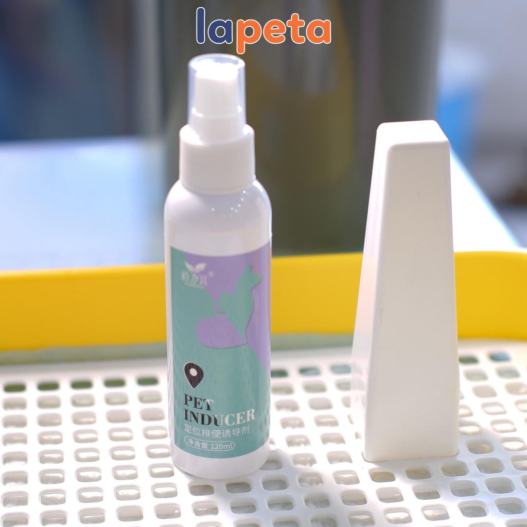 Xịt vệ sinh cho chó đi đúng chỗ theo hướng dẫn Pet Inducer 120ml