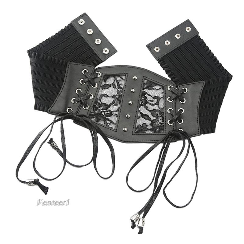 Thắt Lưng Bản Rộng Co Giãn Mặc Đầm Thời Trang Cho Nữ Fenteer1