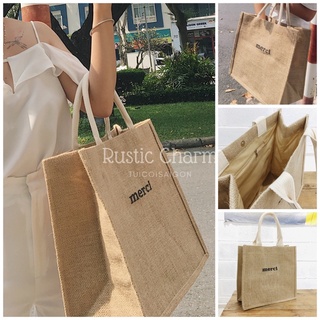 TÚI MERCI ĐI BIỂN NHÀ MAY FORM CHUẨN ĐẸP [Hình Ảnh Thật]