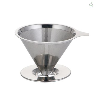 Phễu Lọc Cà Phê Bằng Thép Không Gỉ Có Thể Tái Sử Dụng