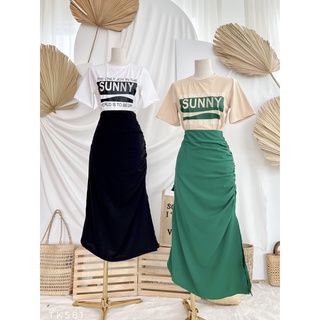 [BBSTORES] Đầm Set Thun Chữ Sunny - Tk581