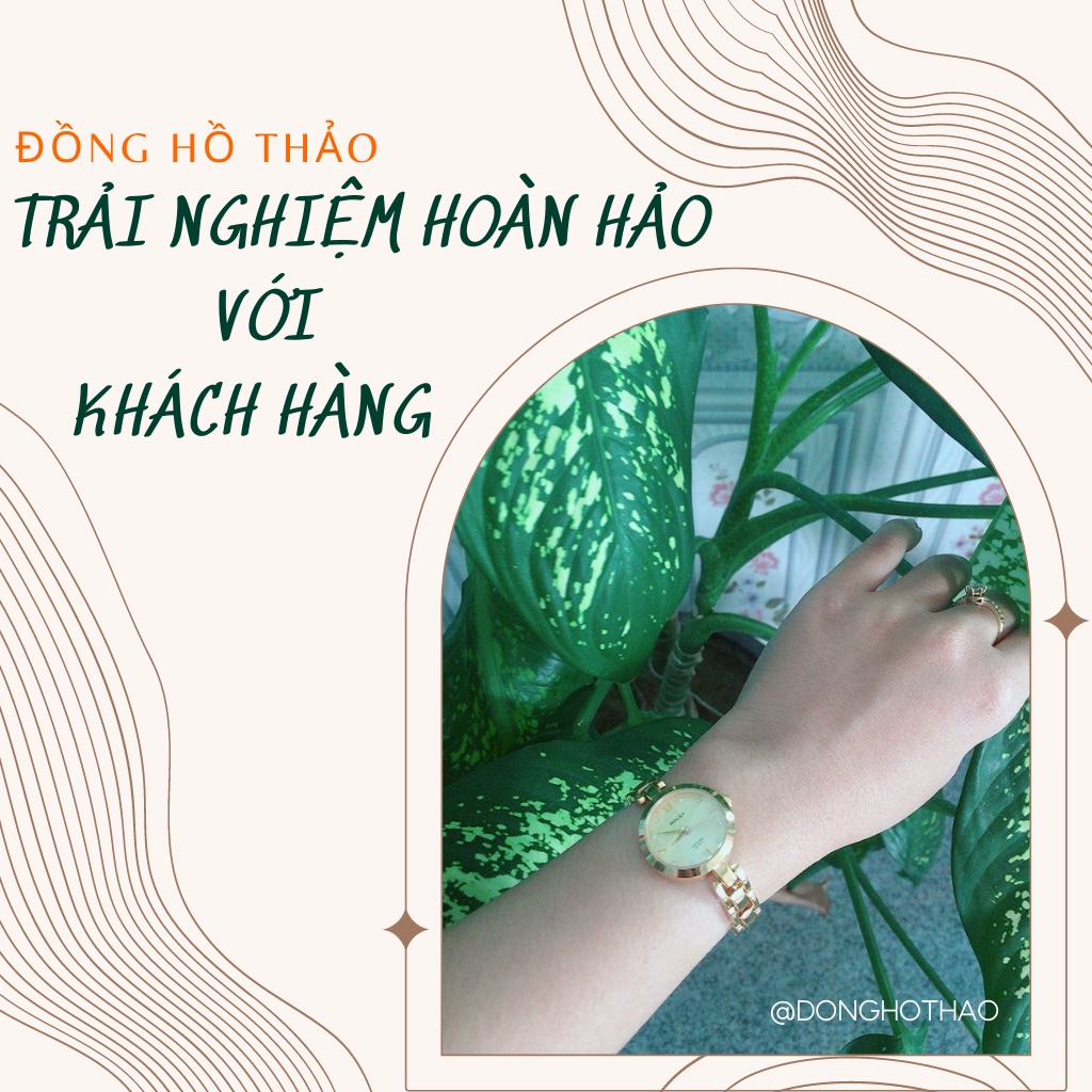 Đồng Hồ Nữ Dây Lắc Halei 5009 Chống Xước Nhỏ Xinh
