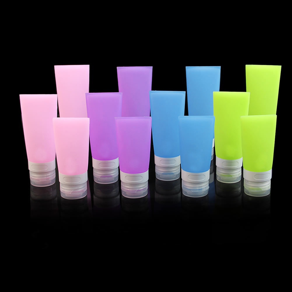 Ống Silicone Rỗng Đựng Dầu Gội / Mỹ Phẩm Tiện Lợi Khi Đi Du Lịch