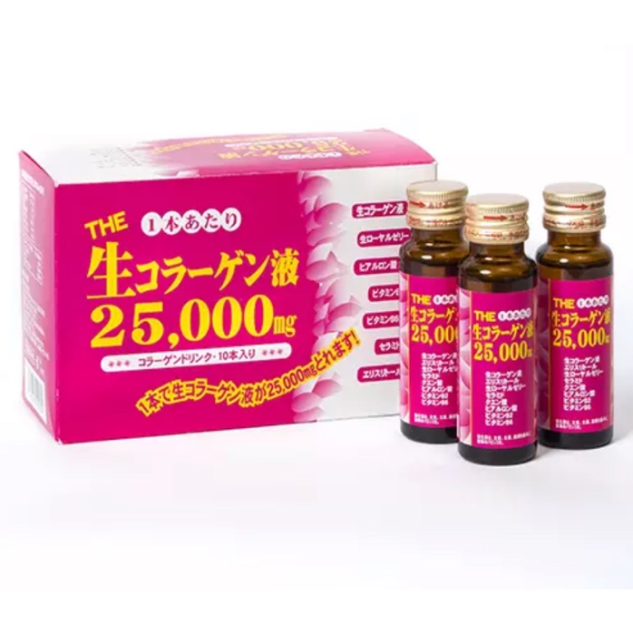 Collagen nước Nhật Bản Inter Techno 25000mg giúp trẻ hóa da, tăng cường sức khỏe, hộp 10 chai. | BigBuy360 - bigbuy360.vn