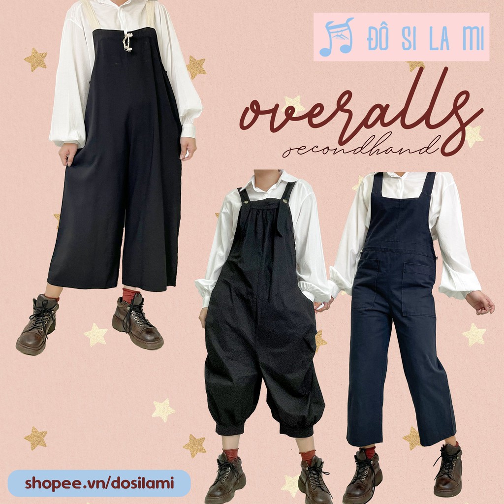 Yếm Quần Dài 3 Vintage Secondhand | Nhiều Mẫu | Số Đo Ở Phần Mô Tả | Đô Si La Mi |